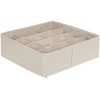 5five Simply Smart Stalčių organizatorius DRESSY, 16 skyrių, 31 x 31 cm