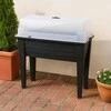 Home Styling Collection Sodo stalas auginimui BOTANIC, mini šiltnamis su apsauginiu stogeliu, 78 cm