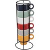 Stovas su 6 COLORAMA puodeliais, 64 ml