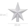 Atmosphera Star Kalėdų eglutės viršūnei, 22 cm