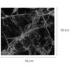 Stiklinė apsauginė plokštė MARBLE Juodas viryklei — didelė, ZELLER