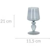 Home Styling Collection Stiklinė žvakidė ant kojos, 21 cm