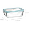 5five Simply Smart Stiklinis indas su dangteliu, 1,18 l