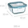 5five Simply Smart Stiklinis maisto indas su dangteliu, 330 ml
