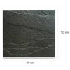 ANTHRACITE SLATE stiklo apsauginė plokštė krosnelei – didelė, ZELLER