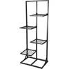 Orion Metalinis gėlių stovas 4 lygių 102 cm juodas