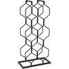 Vilde Stojak na wino metalowy, na 8 butelių, aukštis 48 cm