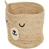 Kids Collection Bear Žaislų konteineris meškiukas su ausytėmis DŽIAUGSMAS, Ø 28 cm