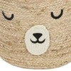 Kids Collection Bear Žaislų konteineris meškiukas su ausytėmis DŽIAUGSMAS, Ø 28 cm