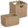 Storage basket, woven ZELLER, 38 x 25 x 22 cm