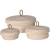 Home Styling Collection PIECES Sandėliavimo konteineriai su dangteliu, 3 vnt