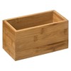 5five Simply Smart Bamboo Sandėliavimo tvarkyklė, laikymo skyrius, bambukas, 18 x 9 x 9,5 cm