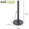 OUTDOOR CLAYTON virtuvės rankšluosčių stovas - nerūdijantis plienas, WENKO