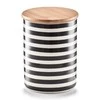 Bamboo STRIPES keraminis indelis su bambukiniu dangteliu, 580 ml, ZELLER