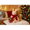 Home Styling Collection Kalėdinė voverės figūrėlė su dovana, 20 cm