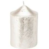 Home Styling Collection Dekoratyvinė žvakė su metaliniu raštu, 7 x 10 cm