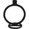 Home Styling Collection Žvakidė aliuminis juoda 19 cm