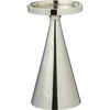 Home Styling Collection Dekoratyvinė žvakidė, sidabrinė, 17 cm