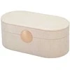 Home Styling Collection GLINT papuošalų dėžutė su veidrodžiu, balta spalva, 25 cm