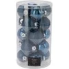 Home Styling Collection Mėlyna Kalėdiniai stikliniai žaisliukai Ø 6 cm, 20 vnt., mėlyni