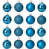 Home Styling Collection Mėlyna Kalėdiniai stikliniai žaisliukai Ø 8 cm, 16 vnt., mėlyni