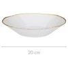 Home Styling Collection Stiklo salotinė 500 ml, auksinė 20,5 cm