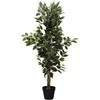 Home Styling Collection Dirbtinis fikusas juodame vazone, 115 cm
