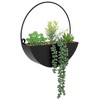 Atmosphera Dirbtiniai vazoniniai augalai metaliniame vazone, 41 cm