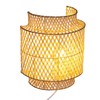 Atmosphera Lamp Stalinis šviestuvas BOHO LIBY, bambuko gaubtas, 28 cm