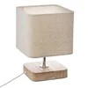Atmosphera Lamp Stalinis šviestuvas su kvadratiniu gaubtu, smėlio spalvos, 24 cm