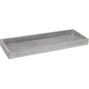 Home Styling Collection Dekoratyvinis medinis padėklas WOOD, pilkos sp., 40 x 14 x 3,2 cm