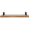 Home Styling Collection Dabar Tacas - Medinis padėklas 30x15,5 cm su metaliniais rankenomis