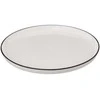Secret De Gourmet PIECES ALIX porcelianinės vakarienės lėkštės, juodu kraštu, 6 vnt. x 27 cm