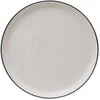 Secret De Gourmet PIECES ALIX porcelianinės vakarienės lėkštės, juodu kraštu, 6 vnt. x 27 cm