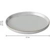 Secret De Gourmet PIECES Porcelianinės vakarienės lėkštės SUBLIMA, auksiniais kraštais, 6 vnt. x Ø 27 cm