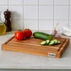 Mondex Teak wood cutting board with juice groove, 40 x 30 x 4 cm