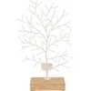 Home Styling Collection Žvakės laikiklis, medžio formos, metalinis, 32 x 22 cm