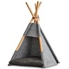 Zeller Palapinė kotka tipi, filc / drewno, pilka