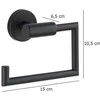 Toilet paper holder BOSIO juodas, WENKO