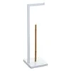 5five Simply Smart Tualeto popieriaus stovas su NATURELO atsargomis, metalinis, balta spalva