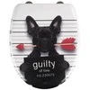 Tualeto sėdynė GUILTY DOG - Duroplast, laisvai krintanti, WENKO