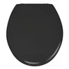 Toilet seat PRIMA - MDF, juodas, WENKO