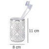 Toothbrush container BAROCK Sidabrinis, WENKO
