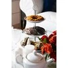 3 aukštų torto stovas Excellent Houseware KO-628900040, balto porceliano