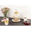 3 aukštų torto stovas Excellent Houseware KO-628900040, balto porceliano
