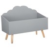 Vaikiška daiktadėžė Atmosphera Cloud, pilka, 580x280x455 mm