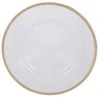 Home Styling Collection Skaidri apatinė plokštė su aukso dekoru, Ø 33 cm