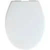 Tucson Baltas tualeto sėdynė, Duroplast, 44,5 x 35 cm, Allstar