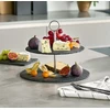 Two-tier serving platter ZELLER, Ø 30 x 23 cm