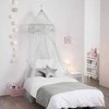 Atmosphera Vaikiškas baldakimas lovatiesis Užuolaida Mosquito 250 x 60 cm Spalva Pilka